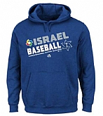 Israel Baseball Majestic 2017 World Baseball Classic Pullover Hoodie Royal,baseball caps,new era cap wholesale,wholesale hats